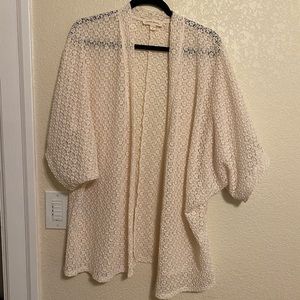 MESH—laced // cardigan